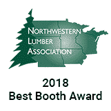 2018 Best Booth Award Northwestern Lumber Association Building and Product Expo