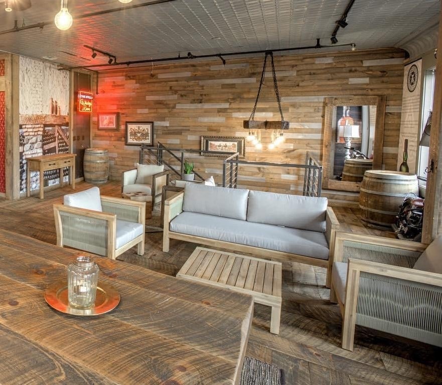 rustic barnwood plank